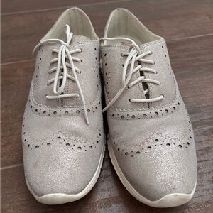 Women's Tan sparkle Cole Haan Oxford Shoes